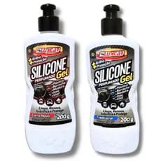Silicone em Gel Automotivo perfumado para plástico madeira e vinil 200g