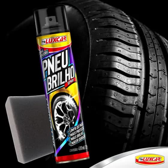 Limpa Pneus Spray Pretinho Luxcar 400ml