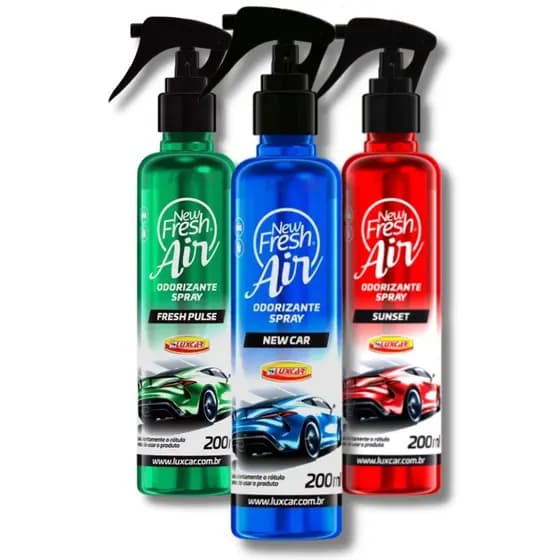 Cheirinho Automotivo New Fresh Air 200ml Odorizante de Aplicação interna