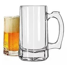 Kit Caneca de Chopp 6 Peças 380ml OutBack Detroit Zero Grau LSP