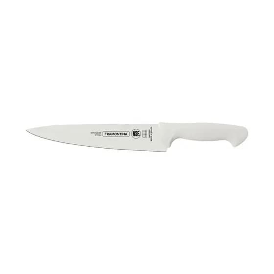 Faca para Carne Tramontina 6" Premium Chefe Aço Inox e Cabo de Polipropileno Branco