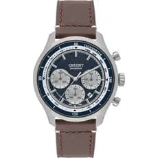 RELÓGIO ORIENT MASCULINO SOLARTECH CRONOGRAFO COURO MBSCC072 D1NX