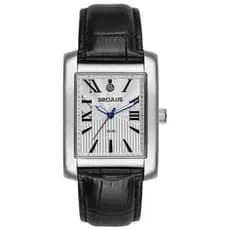 RELÓGIO SECULUS MASCULINO QUADRADO COURO 23744G0SVNC1