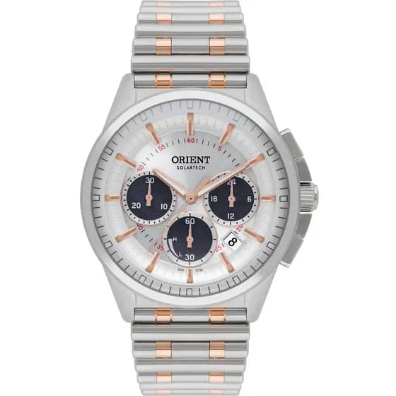 RELÓGIO ORIENT MASCULINO SOLARTECH CRONO NEO VINTAGE MTSSC046 S1SR
