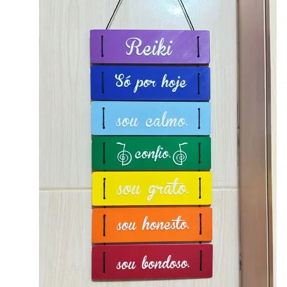 QUADRO REIKI EM PLASTICO PRODUZIDO EM 3D