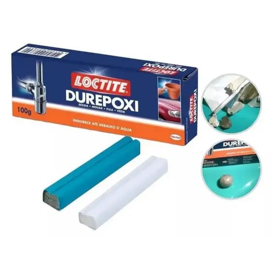 Durepox Cola Epoxi Massa Epoxi Adesivo 100g /50g Original Loctite Durepoxi