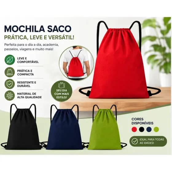 Mochila Bolsa Academia Esportiva Futebol Impermeável Sacola unissex