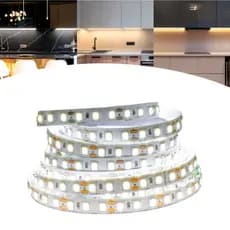 Fita Led 120led/m Ip20 12v 3528 Para Perfil 5 Metros Forte Luz Dupla Face Auto Colante