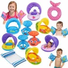 Bóia de Piscina Infantil Praia Inflável Flutuante Resistente Cama Rede Flutuante