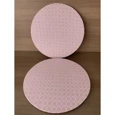 Capa de Sousplat Geométrico Rosa BB