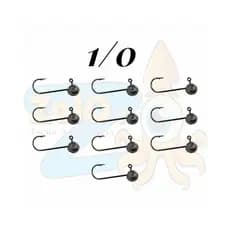 Jig Head 10 Unidades - 1/0, 2/0, 3/0, 4/0, 5/0 e 6/0.