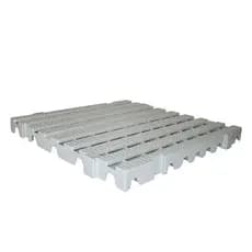 Estrado Plástico 50x50, Palete Plástico 50x50, Deck Plástico 50x50, Piso Plástico Branco Leitoso