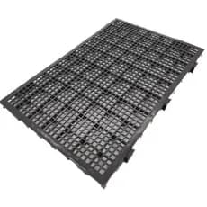 Estrado plástico 40x60x3 Preto Resistente e Modular Encaixavel