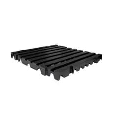 Estrado Plástico 50x50, Palete Plástico 50x50, Deck Plástico 50x50, Piso Plástico 50X50 Preto