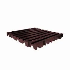 Estrado Plástico 50x50, Palete Plástico 50x50, Deck Plástico 50x50, Piso Plástico 50X50 Terracota