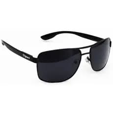 Óculos de Sol Masculino com proteção UV400 Preto mola haste Clássico Proteção 100% Casual Estiloso