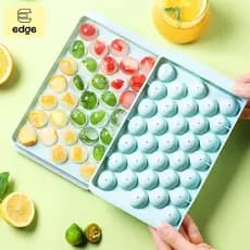 Forma de Gelo PP com Tampa -  33 Cavidades Esféricas com Tampa - Live de BPA