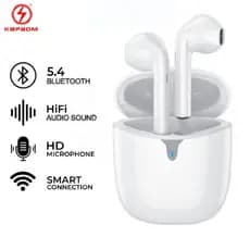 Fone de Ouvido Sem Fio KAPBOM KA-792 Com Cancelamento De Ruído Bluetooth Pop-Up para iOS e Android