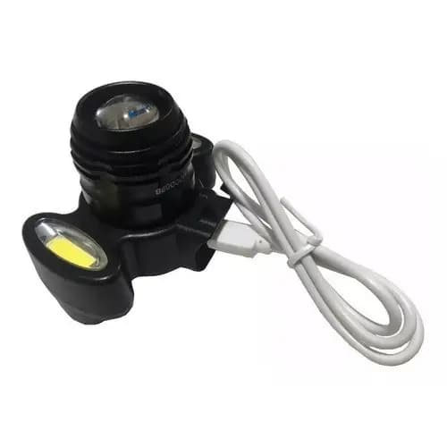 Lanterna Farol De Bike Tripo Led T6 + Cob. Recarregável Usb!