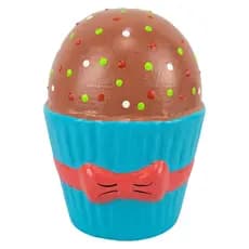 Cofre de Gesso Cupcake Azul Decoracao Festa Crianca