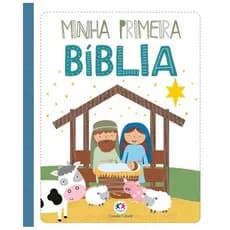 Minha primeira Bíblia - meninos - presente maternidade - presente chá de bebê - capa almofadada
