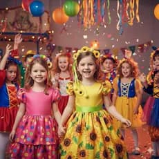Tiara pompom flores e fitas coloridas - Arquinho - Diadema Kids - Acessório infantil