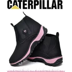 Bota Coturno Calce Fácil Botinha Feminina Estilo Texana Lançamento