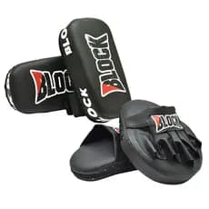 Kit Aparador De Chute + Manopla De Soco Treino Arte Marcial Muay Thai MMA Envio Imediato