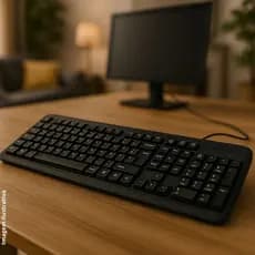 Teclado Exbom QWERTY Português Brasil Preto Toque Macio Silencioso Envio Imediato