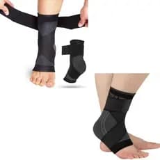 Tornozeleira de Compressão Esportiva Ajustável Elástica Ortopédica Estabilizadora Envio Imediato