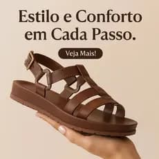 Sandália Birken Leveza Conforto Elegância e Bem-Estar