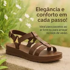 Sandália Papete Birken Leve Confortável Casual Dia a Dia Trabalho Lazer
