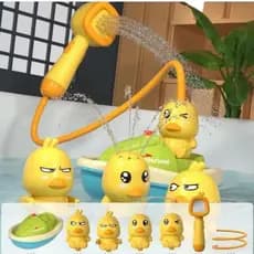 Brinquedo De Banho Giratório Elétrico , Patinhos , Chuveiro , Com Spray Macio , Seguro E Durável Para Bebês , Crianças