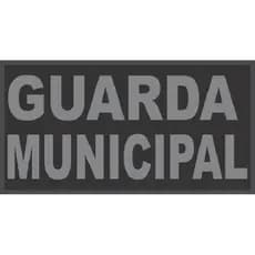 Emborrachado Para Identificação Guarda Municipal Patch Preto/cinza
