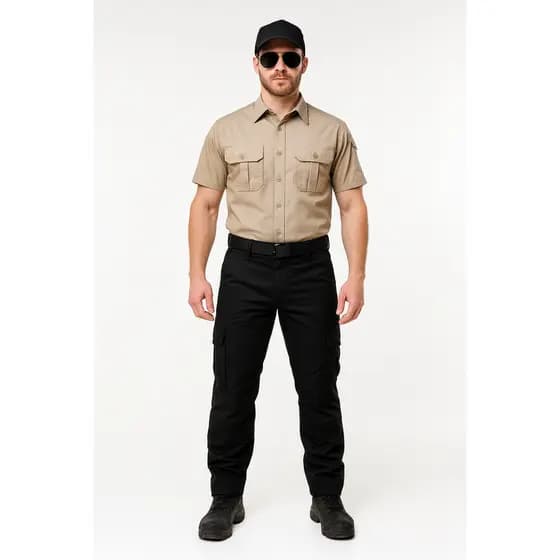 CALÇA TÁTICA COM REGULAGEM NA CINTURA PARA SEGURANÇA E VIGILANTES
