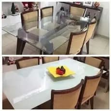 Adesivo Envelopamento Mesa Vidro Laca Várias Cores 1mx1m