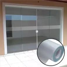 Fita Anti Trombada Jateada Porta Vidro Blindex 3m X 10cm