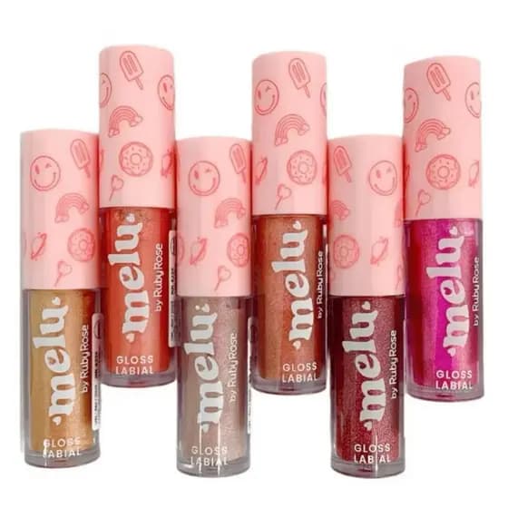 Gloss Labial Brilhante Melu by Ruby Rose Nova Fórmula Gloss Brilhante Lip Gloss