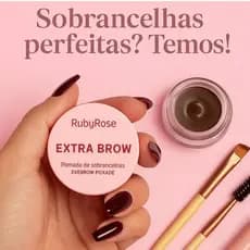 LANÇAMENTO Pomada para Sobrancelhas Extra Brow Linha Rosa by Ruby Rose HB-E2502