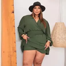 Macacao Plus Size Macaquinho Elegante Festa Madrinha Casamento Evangelico Madrinha Presente Elastano