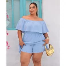 Macacao Macaquinho Curto Vestido Ciganinha Short Saia Elastano Elegante Festa Casamento Madrinha Lux