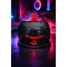 Suporte Controle PS5/PS4 Gamer Assassin’s Creed Porta Controle Decorativo Setup Gamer