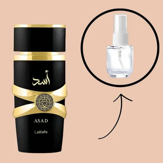 Perfume árabe Asad Lattafa Eau de Parfum - Masculino 2ml 5m