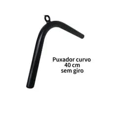 Puxador curvo 40 cm Cross Over sem giro academia musculação