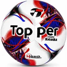 Bola Futebol Oficial Campo Topper Hybrid Treino e Jogo