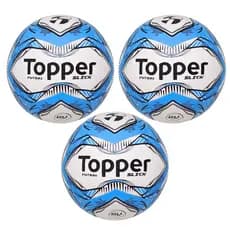 Kit 3 Bolas Topper Futsal Futebol de Salão Original