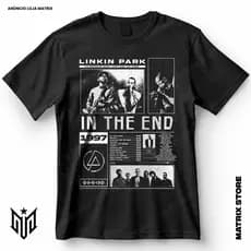Camisa Linkin Park In The End Blusa Camiseta de Rock 100% Algodão