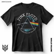 Camisa Banda Pink Floyd The Dark Side Of Moon Arco Iris Blusa Camiseta de Rock 100% Algodão