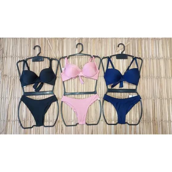 Conjunto Biquíni Meia Taça Asa Delta Fio Duplo