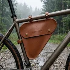 Quadro Triangular Saco De Couro Falso Frente Triângulo Armazenamento Fivelas De Metal Fácil Instalação